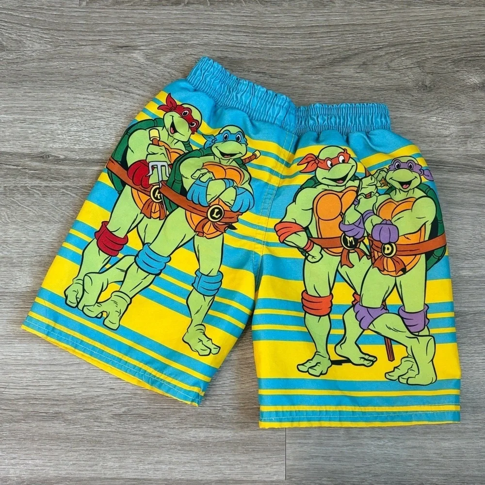 Nickelodeon TMNT Ninja Turtles toddler boys swim trunks